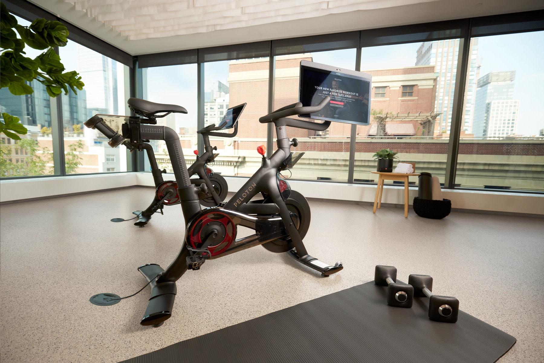 Peloton Bike+ in a home setting