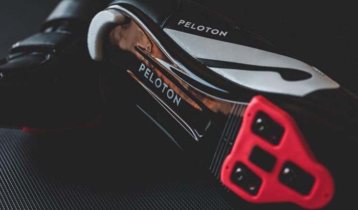 Peloton cycling shoes with cleats